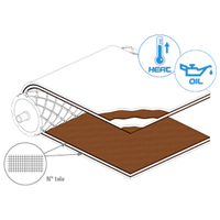 Special flat conveyor belts