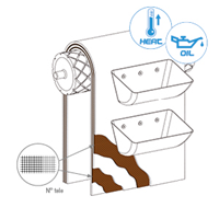 Special elevator conveyor belts