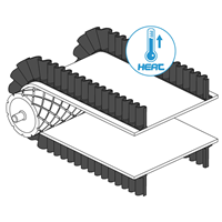 Heat resistant sidewalls